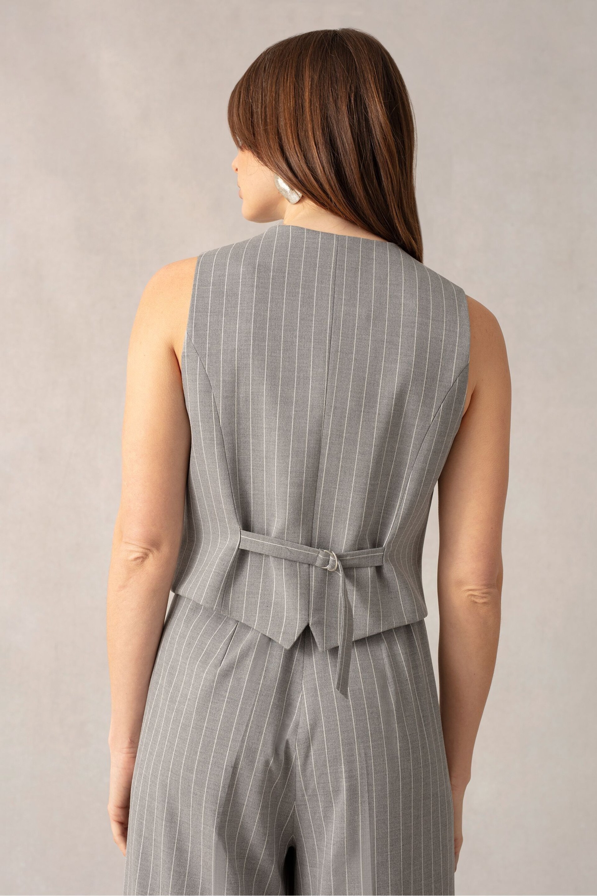 Ro&Zo Pinstripe Waistcoat - Image 2 of 8