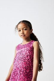 Nike Pink Little Kids Veneer Vest and Shorts Set - Image 3 of 7