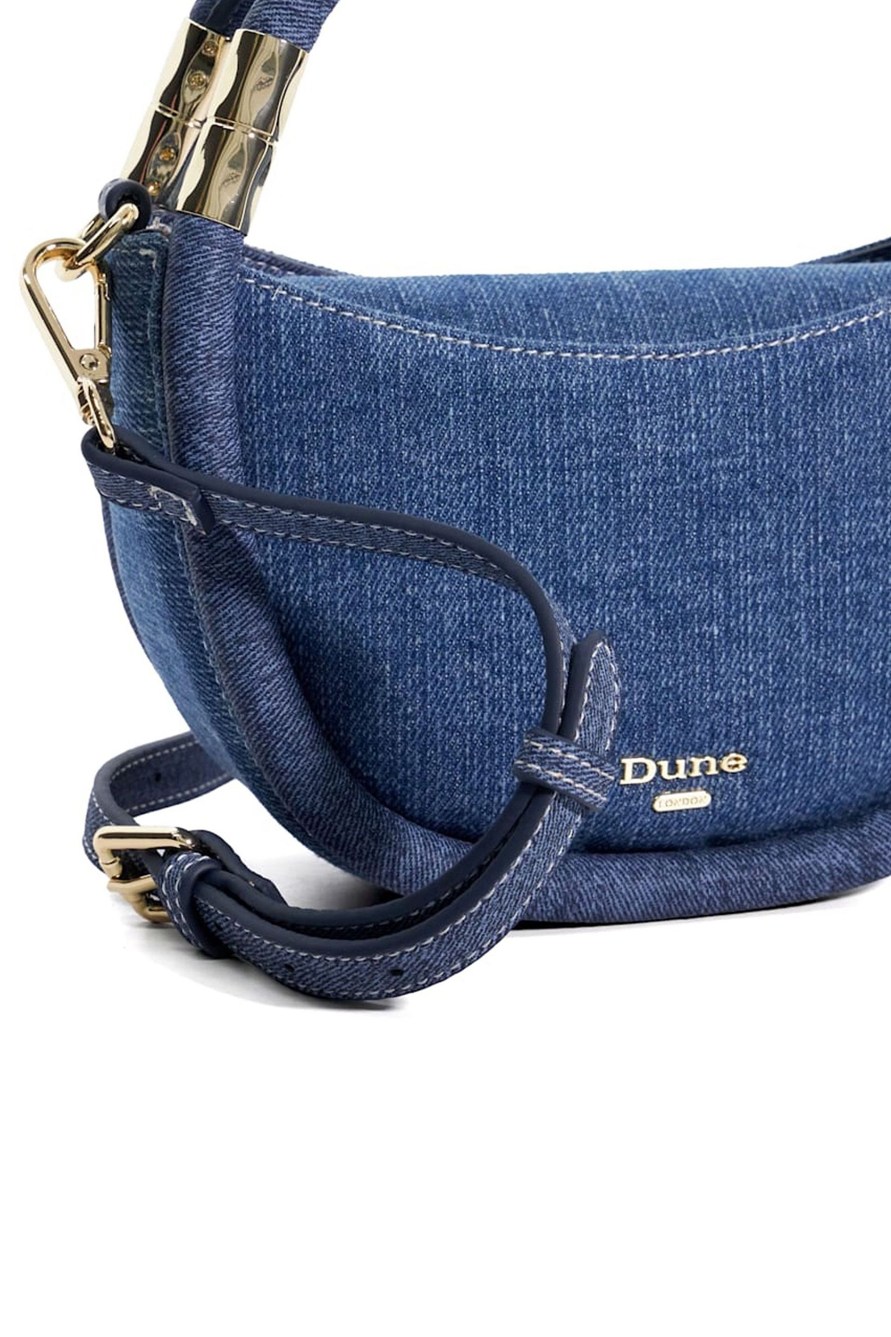 Buy Dune London Blue Daphny Mini Tubular Handle Grab Bag from Next Luxembourg
