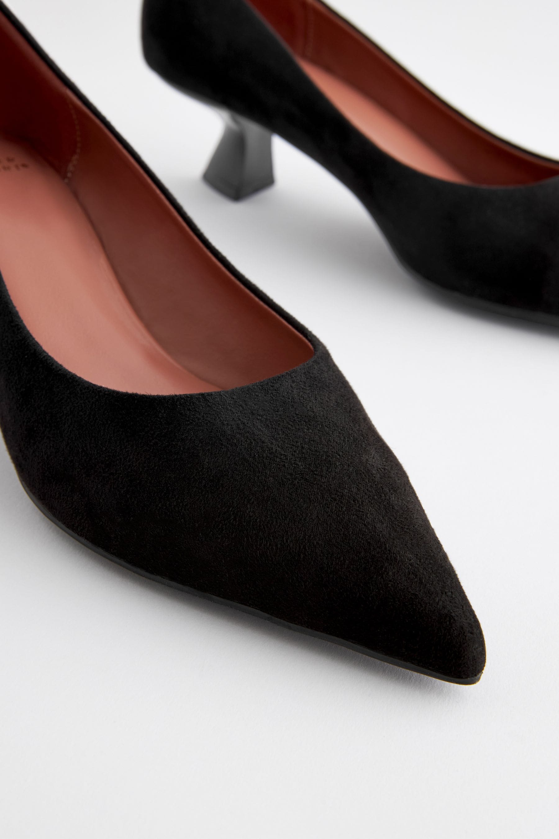 Buy Black Extra Wide Fit Forever Comfort Kitten Heel Court Shoes from the Next UK online shop