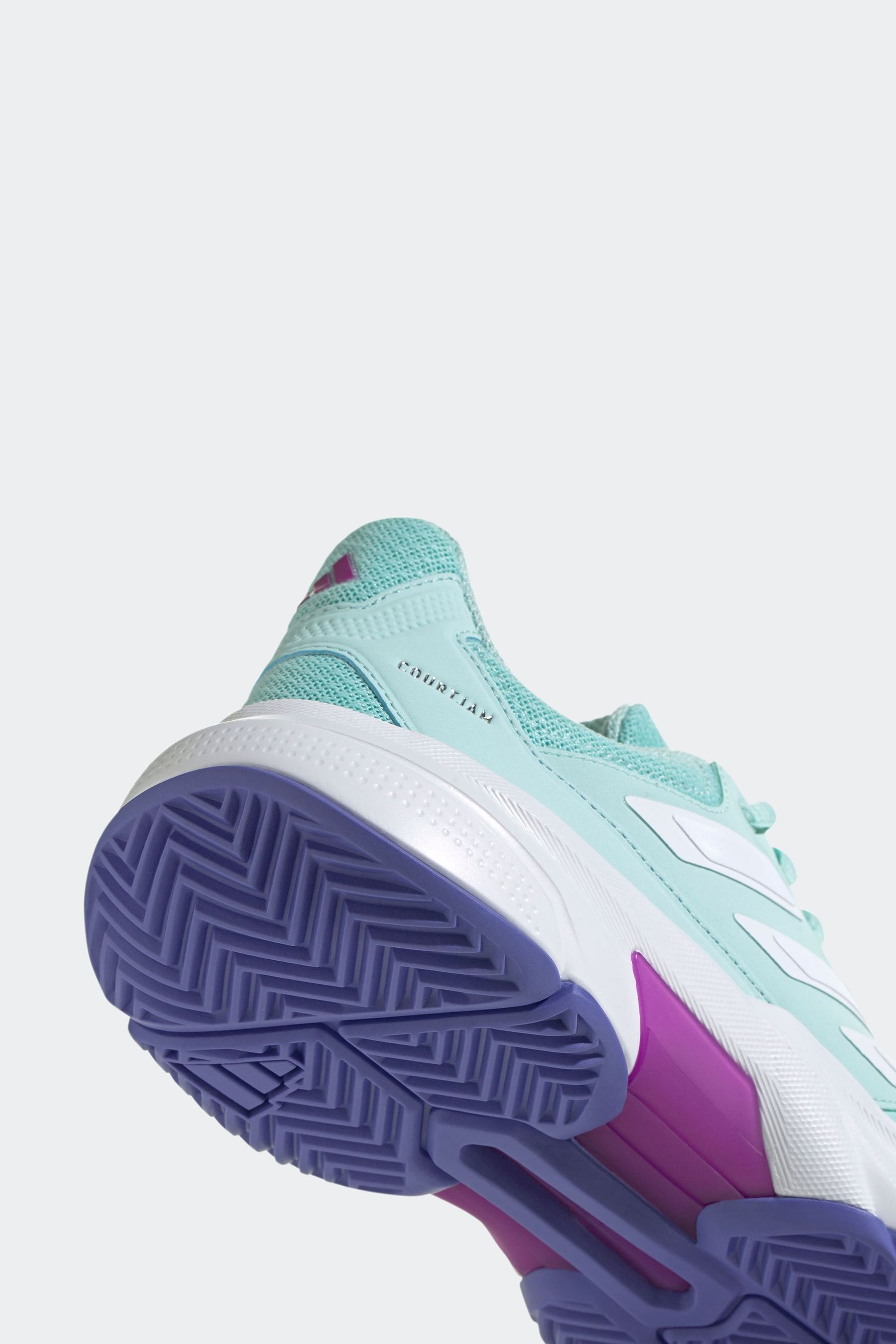 Buy adidas Aqua Blue Courtjam Control 3 Tennis Shoes from Next Luxembourg