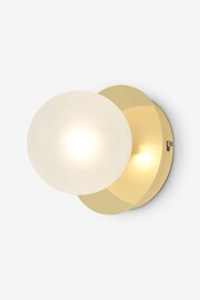 MADE.COM White Boll Wall Light - Image 3 of 5