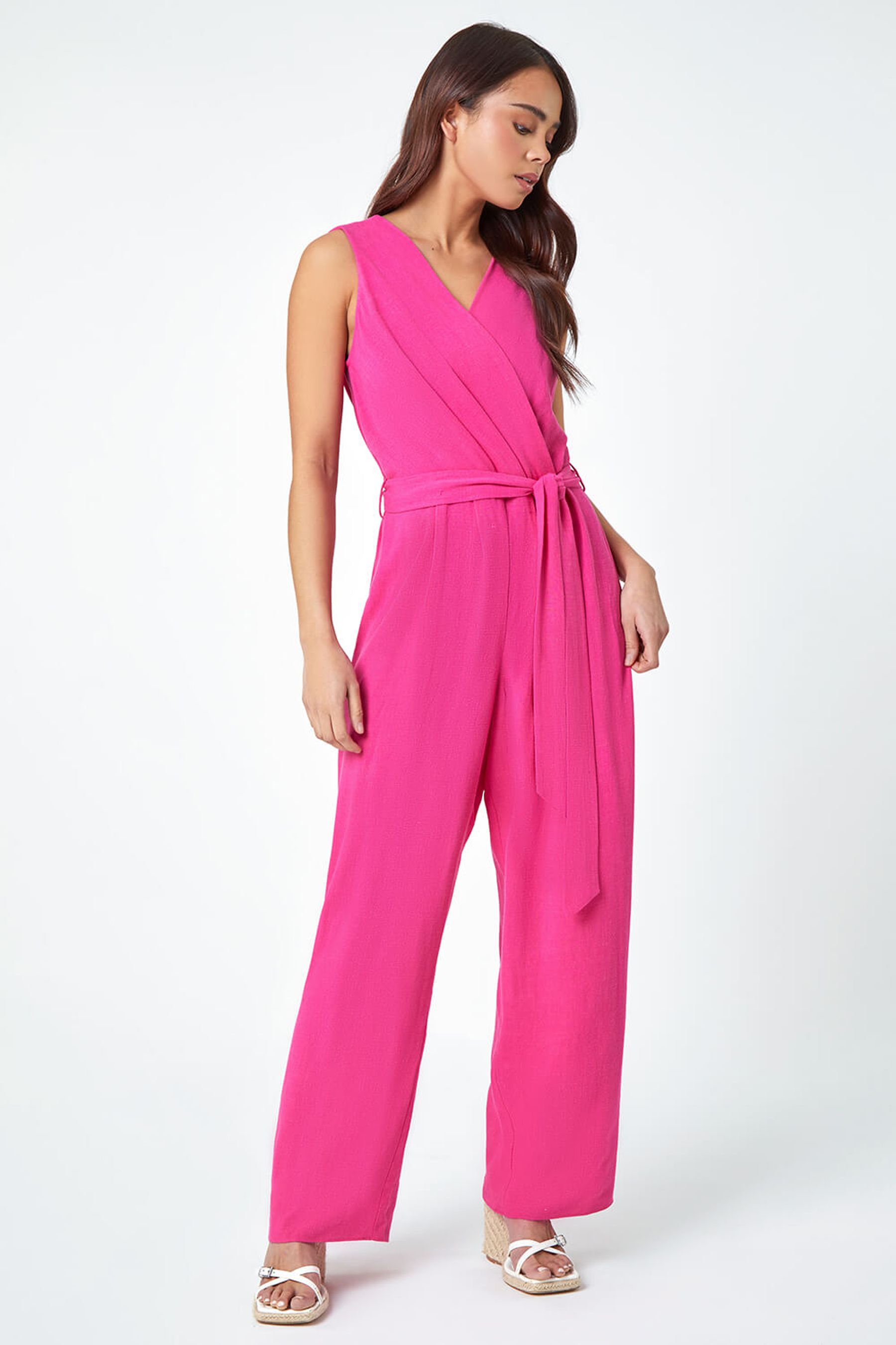 Roman pink jumpsuit hot sale