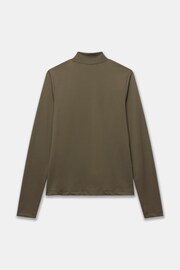 Mint Velvet Green Turtle Neck Top - Image 4 of 4