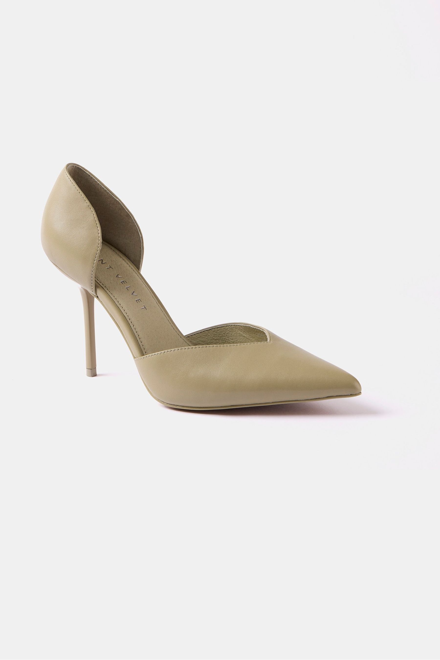 Buy Mint Velvet Beige Two Part Court Shoes from Next Luxembourg
