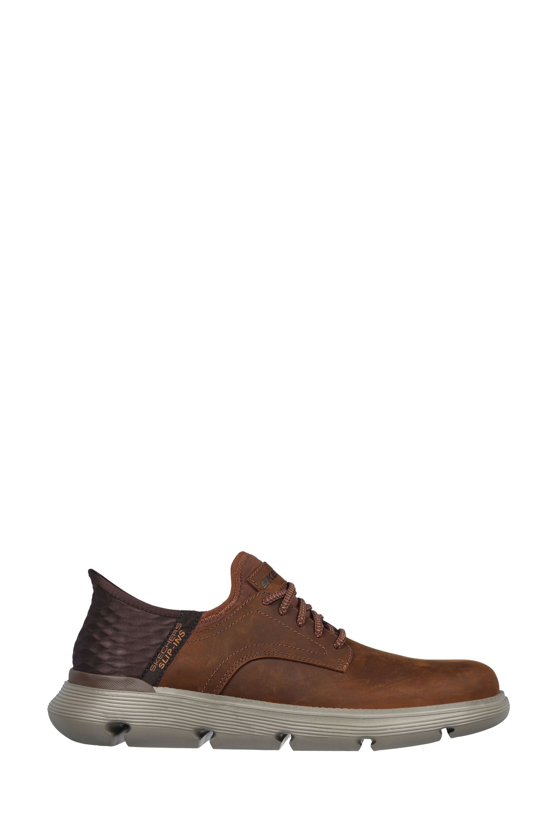 Mens slip on leather trainers online