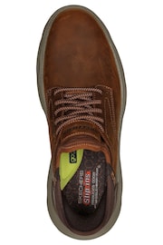 Skechers Brown Mens Garza Slip In Trainers - Image 4 of 5