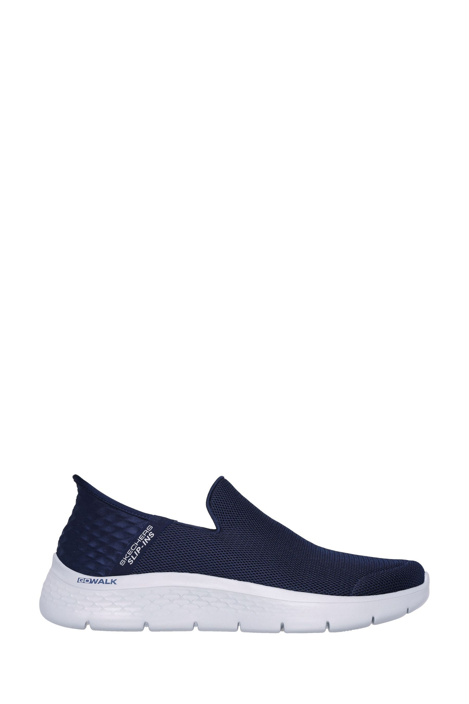 Skechers navy slip on trainers new arrivals