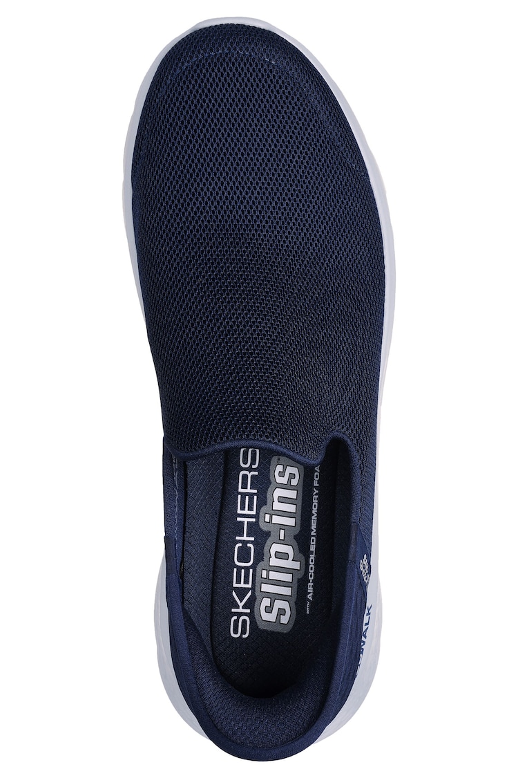 Skechers Navy Go Walk Flex Slip In Trainers - Image 5 of 5