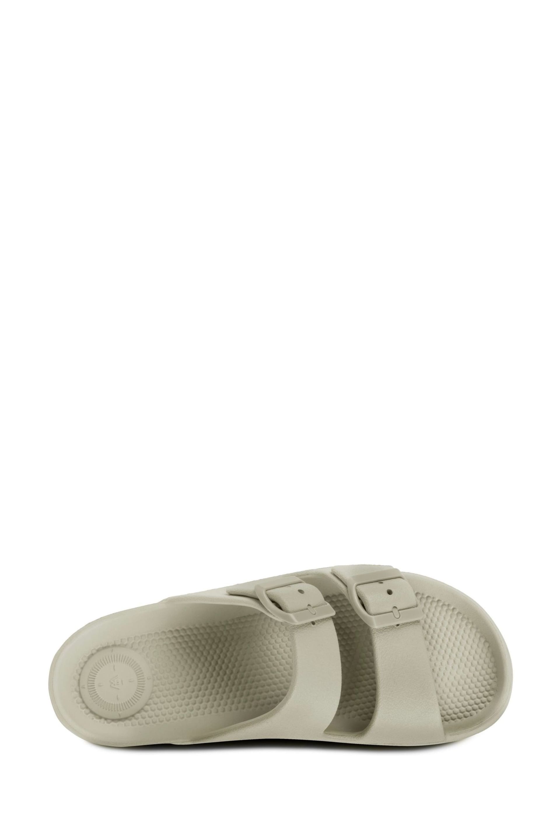 Totes Nude Solbounce Ladies Adjustable Double Buckle Slides - Image 4 of 5