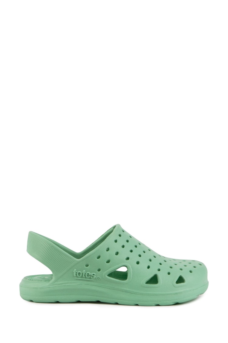 Totes Green SolBounce Toddler Clogs - Image 1 of 5