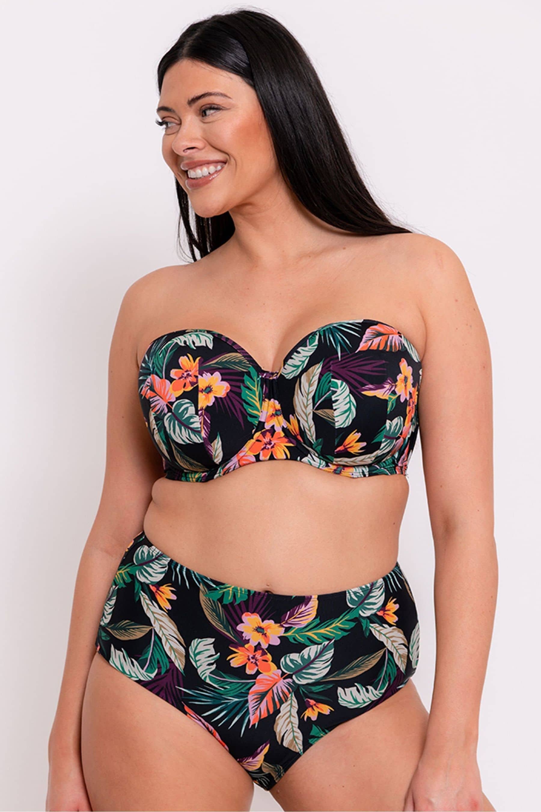 Chubby girl high waisted bikini hotsell