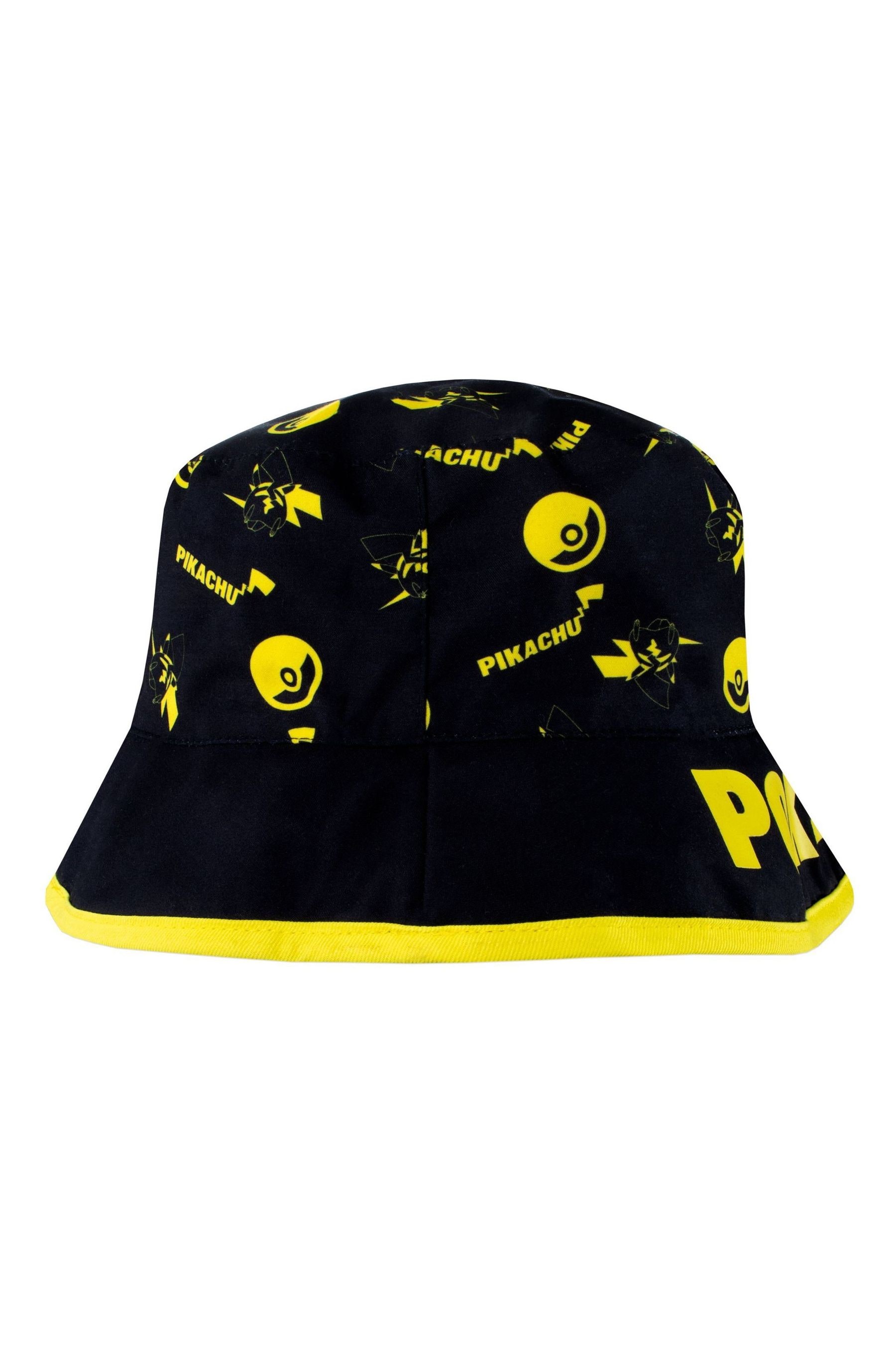 Buy Character Black 100 Cotton Pokemon Reversible Bucket Hat from the Next UK online shop
