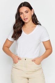 Long Tall Sally White PREMIUM V-Neck T-Shirt - Image 1 of 4