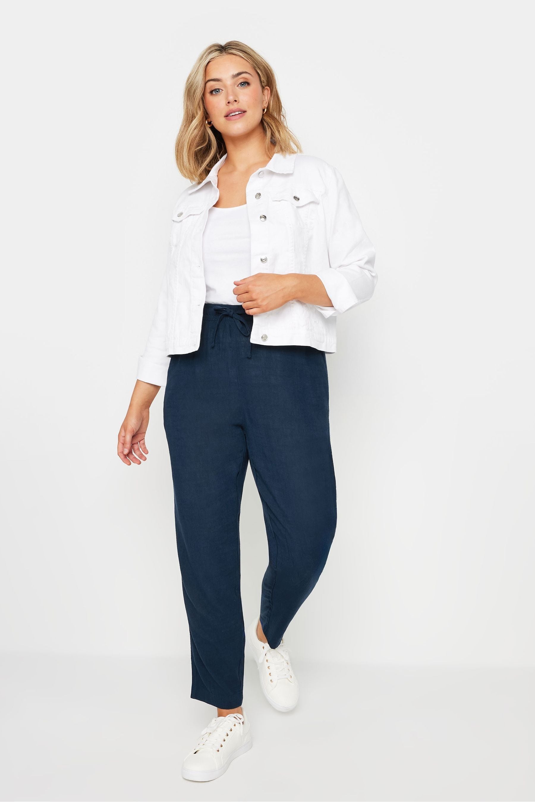 Linen joggers womens deals