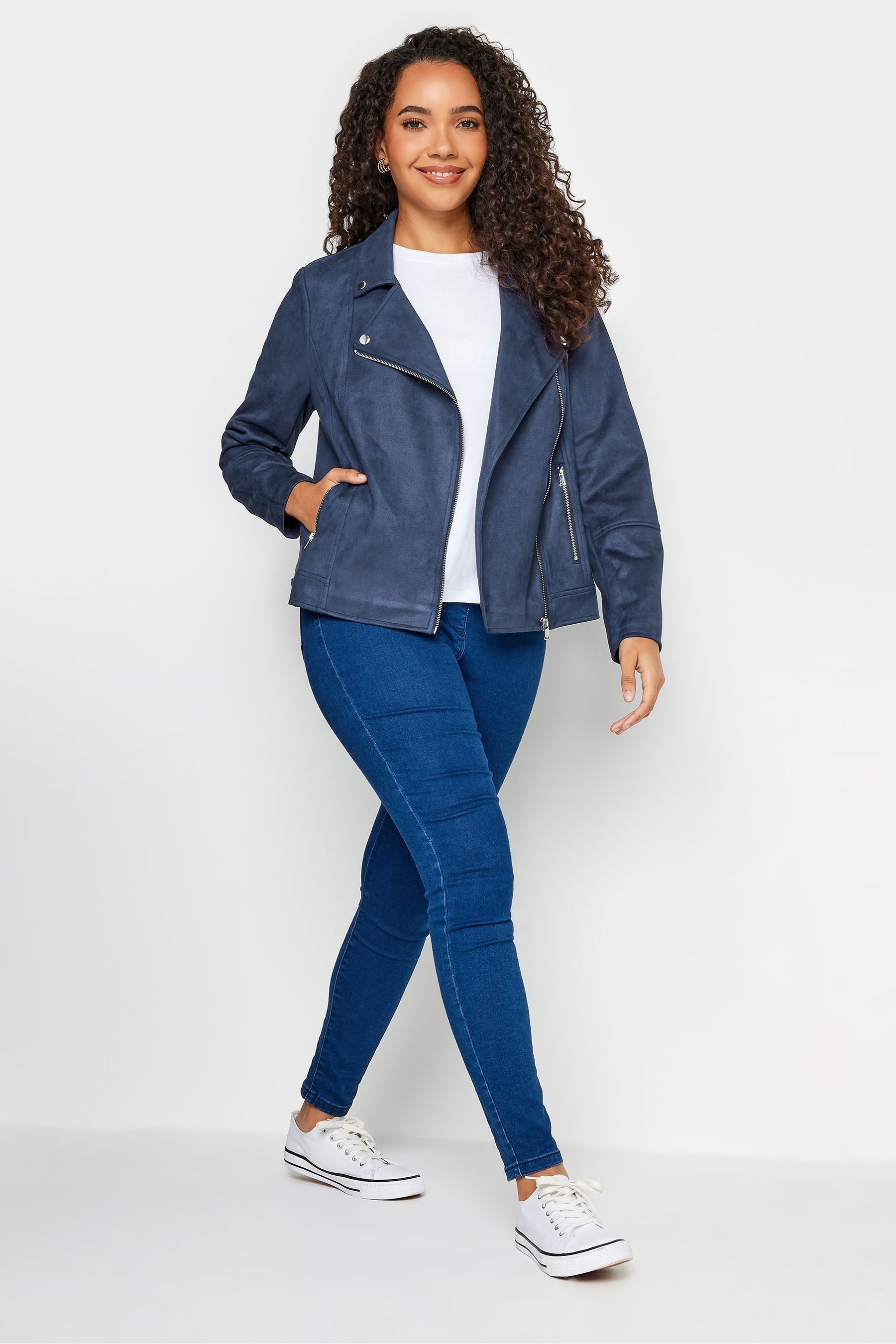 Buy M Co Blue Suede Jacket from the Next UK online shop