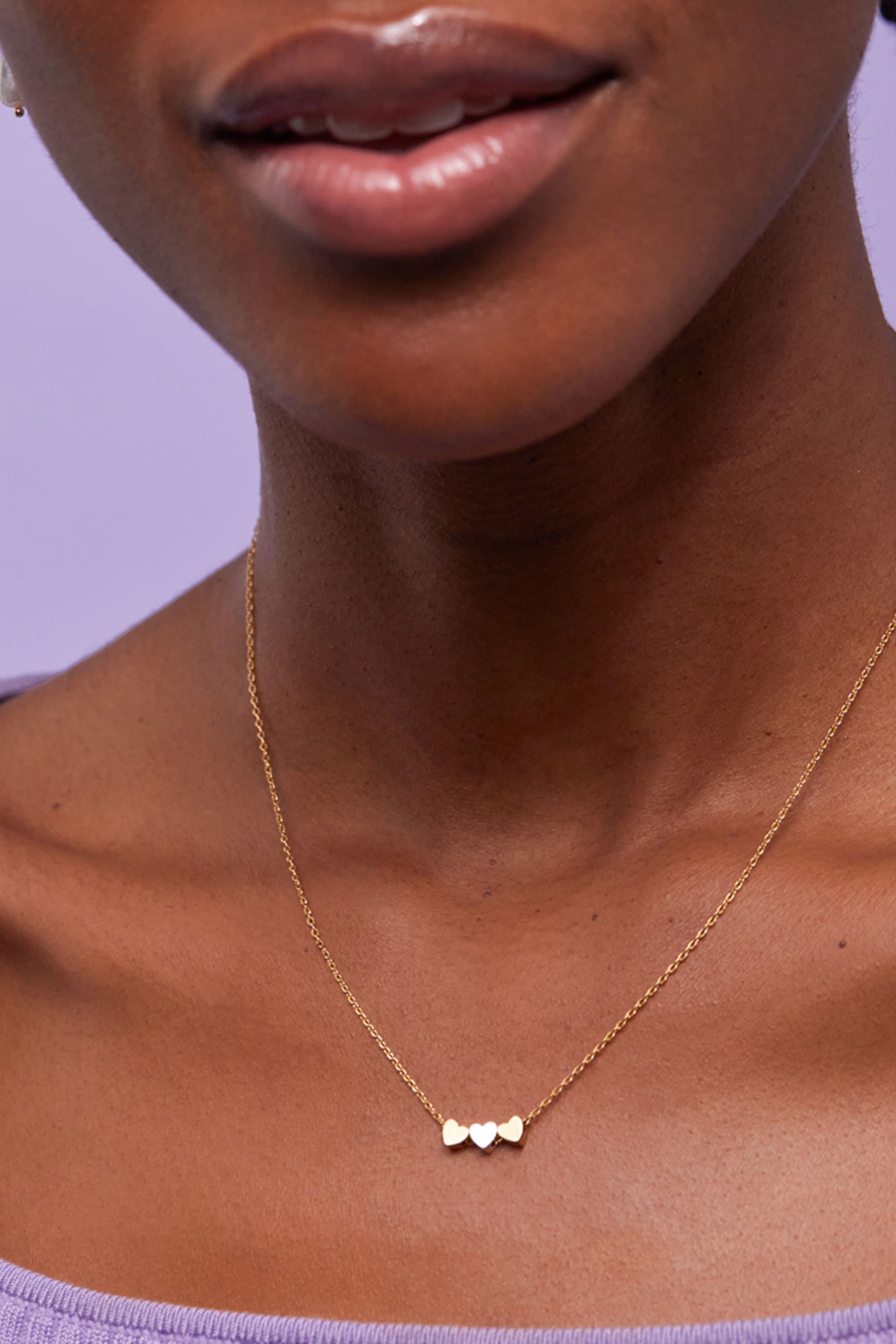 Buy Estella Bartlett Gold Multi Heart Bead Necklace from Next Canada