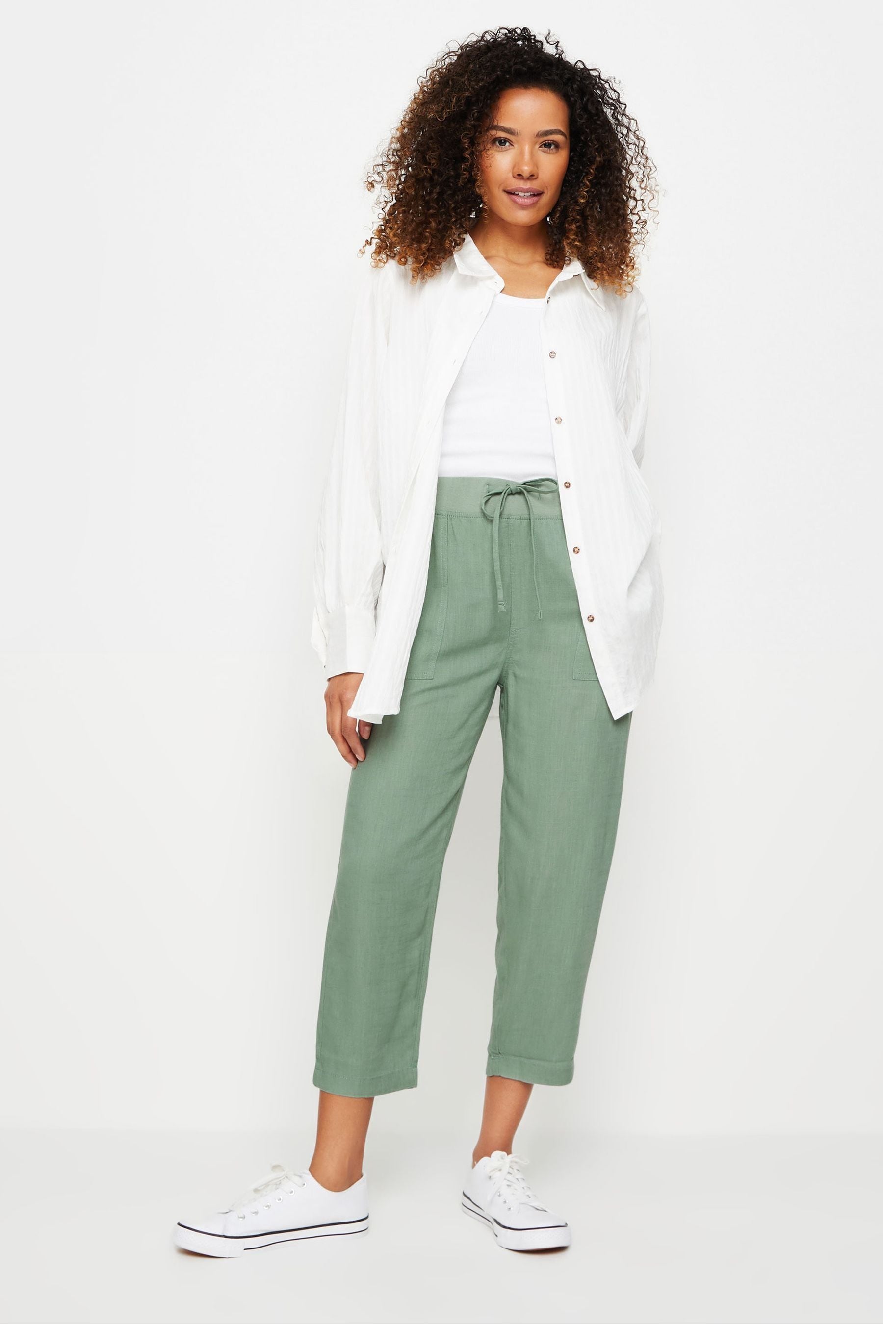 Next petite linen trousers discount