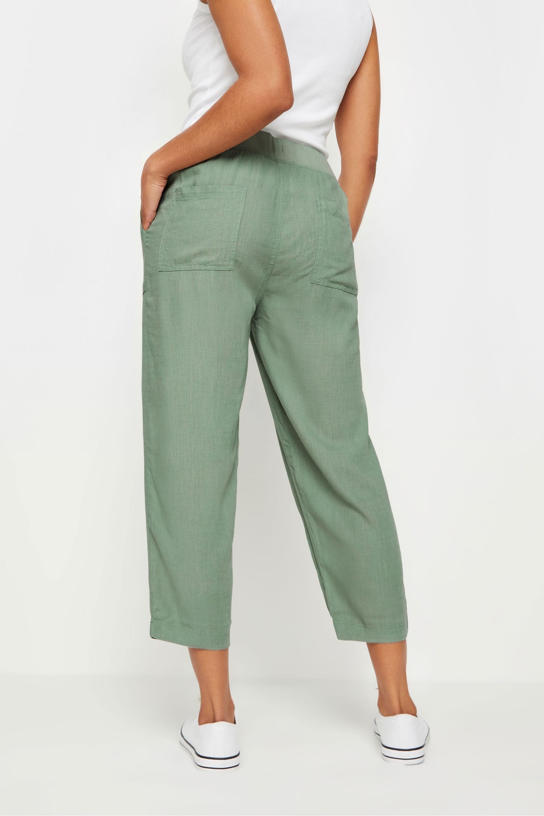 Buy M Co Petite Linen Cropped Trousers Next Ukraine