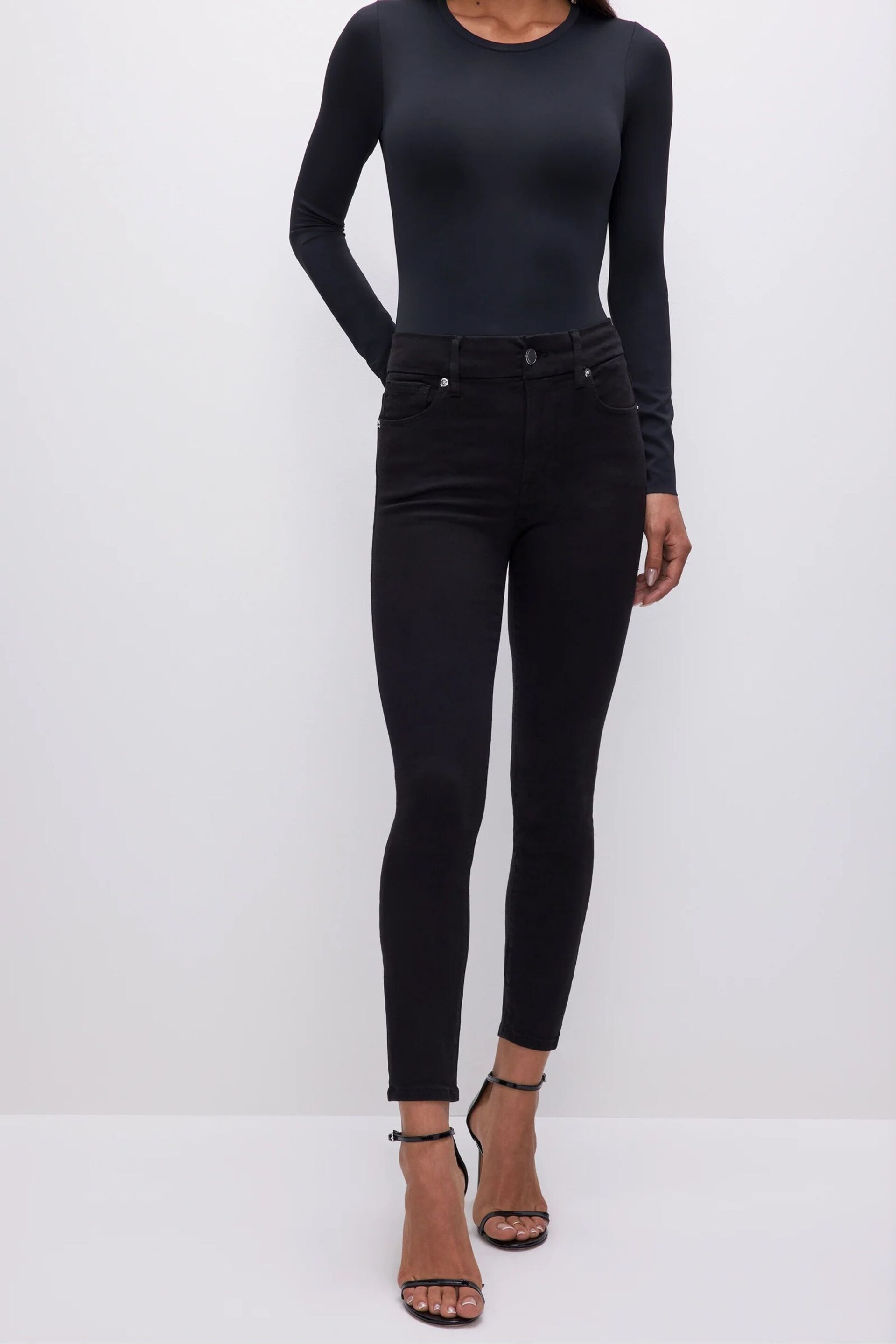 Good American Black Good Legs Extreme Skinny Jeans - Image 1 of 5