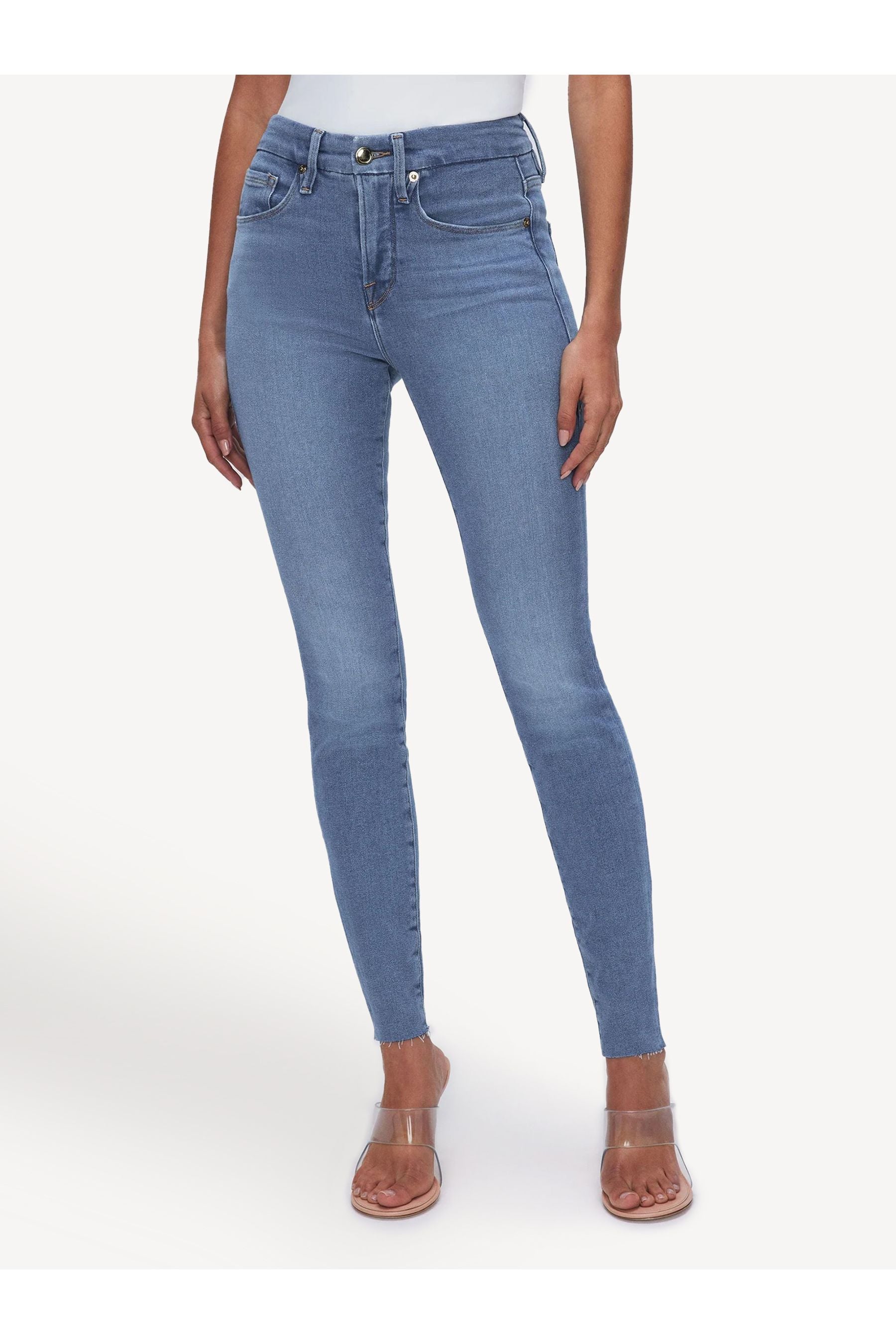 Buy Good American Blue Good Legs Extreme Skinny 100 Cotton Jeans from Next Luxembourg