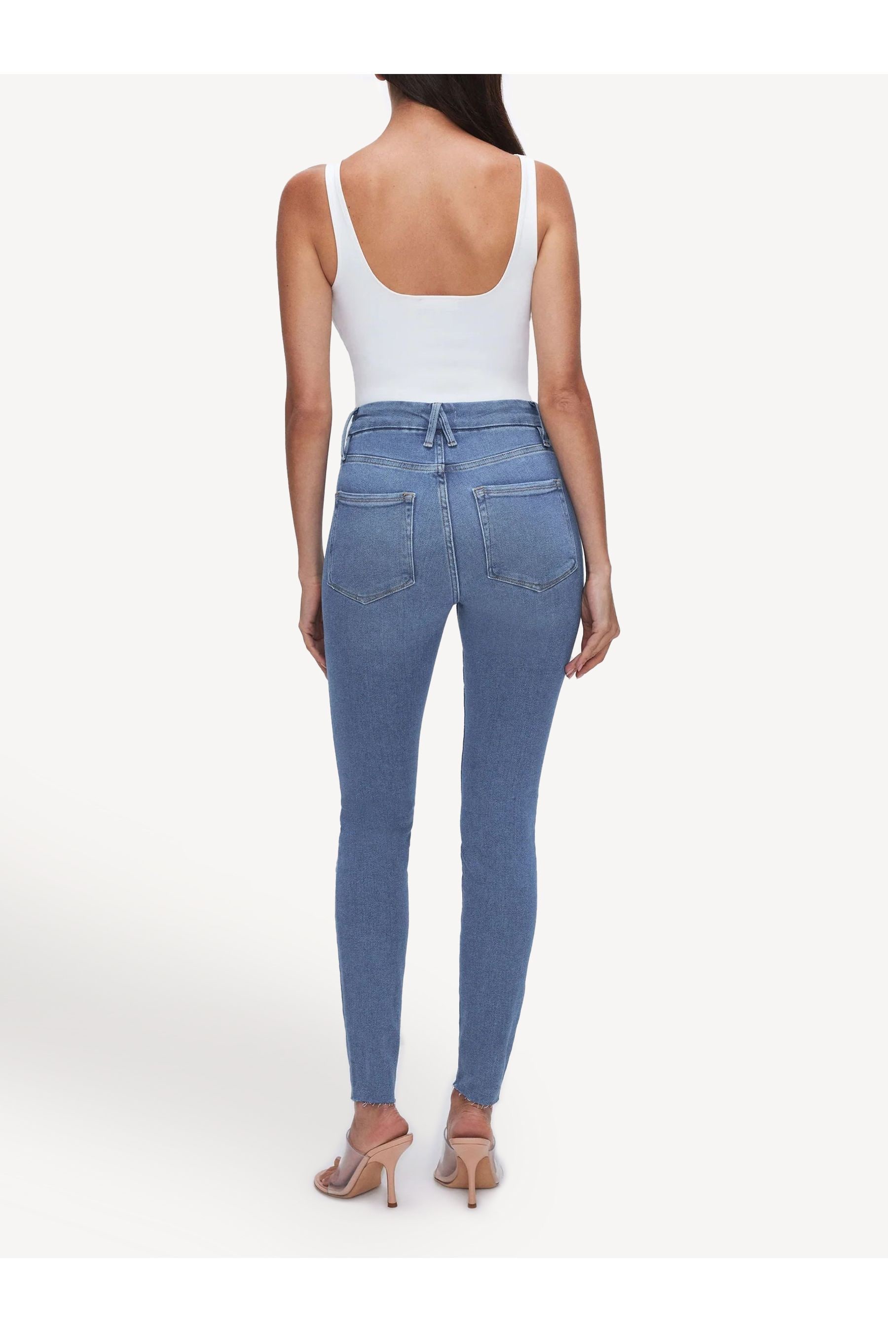 Buy Good American Blue Good Legs Extreme Skinny Jeans from Next Luxembourg