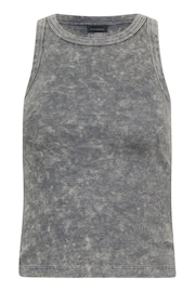 PixieGirl Petite Grey Acid Wash And Black Plain Vest Tops 2 Pack - Image 8 of 8