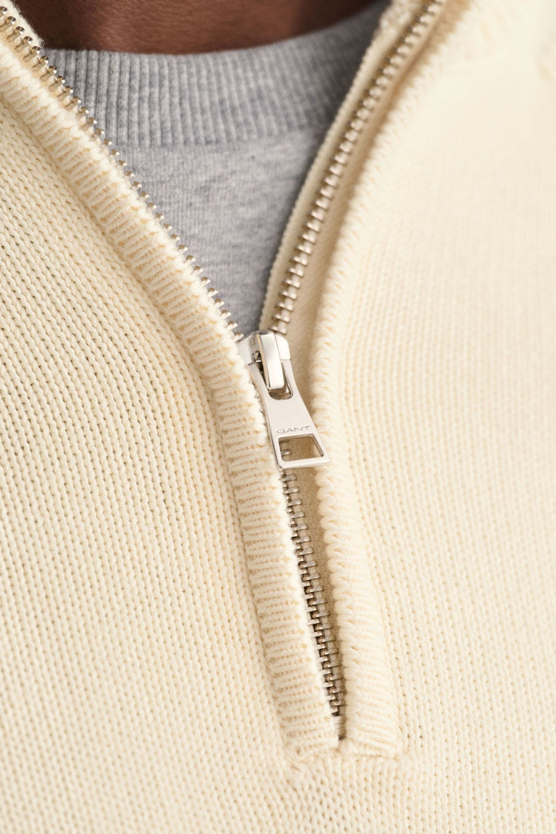 Gant zip neck jumper deals
