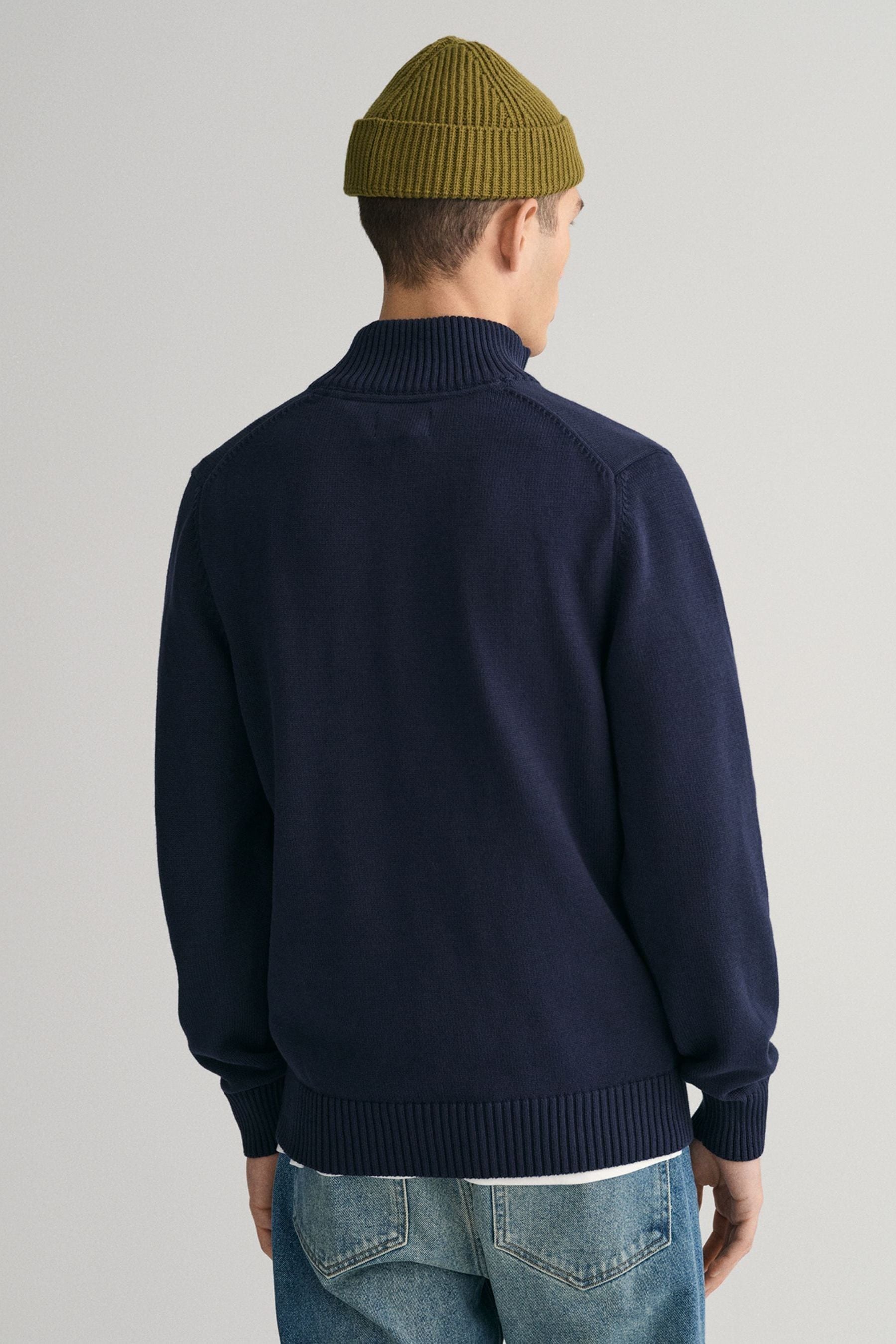 Gant cotton half zip jumper outlet