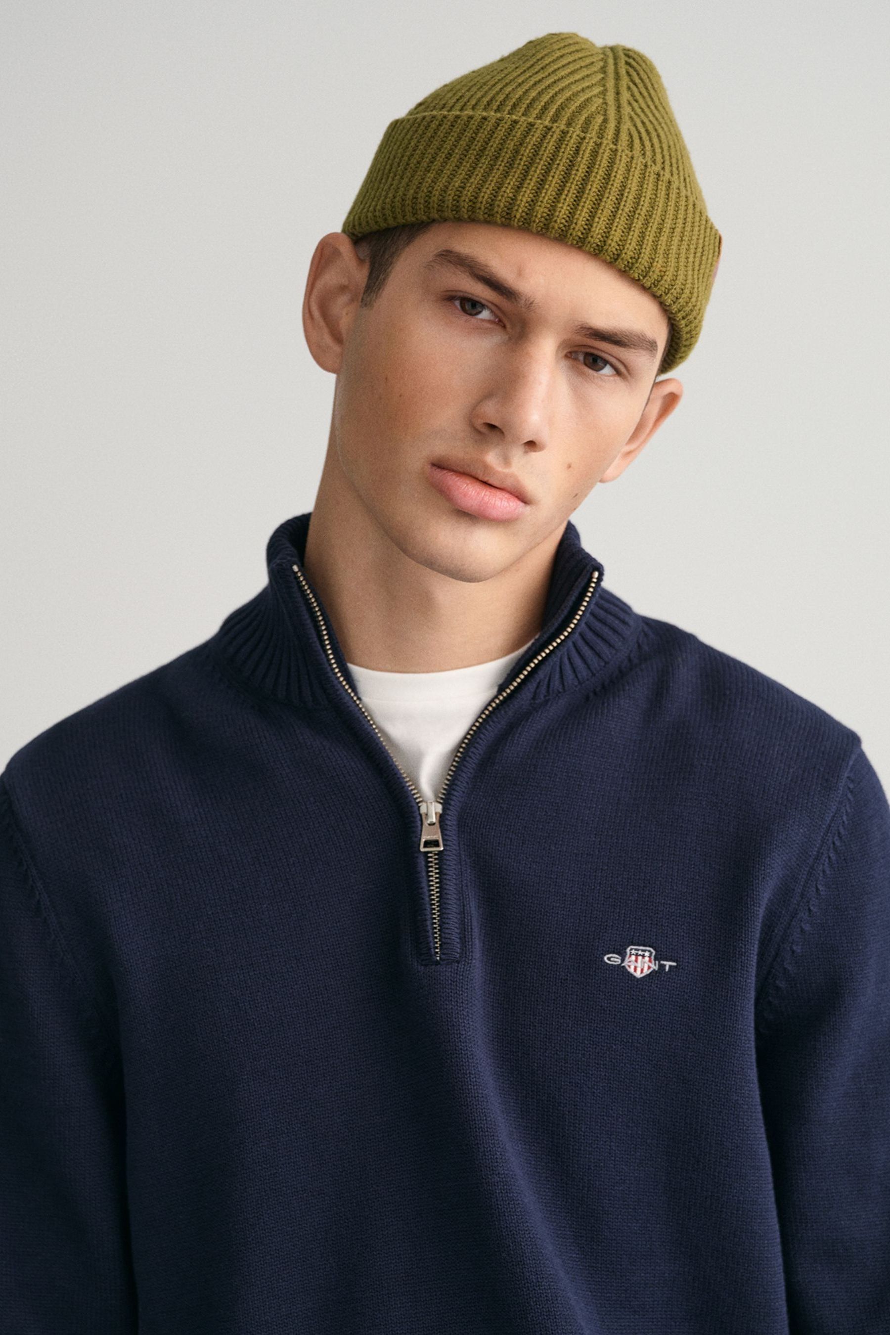Gant zip sweater shop