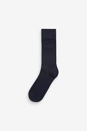 GANT Blue Soft Cotton Socks 3 Pack - Image 3 of 5