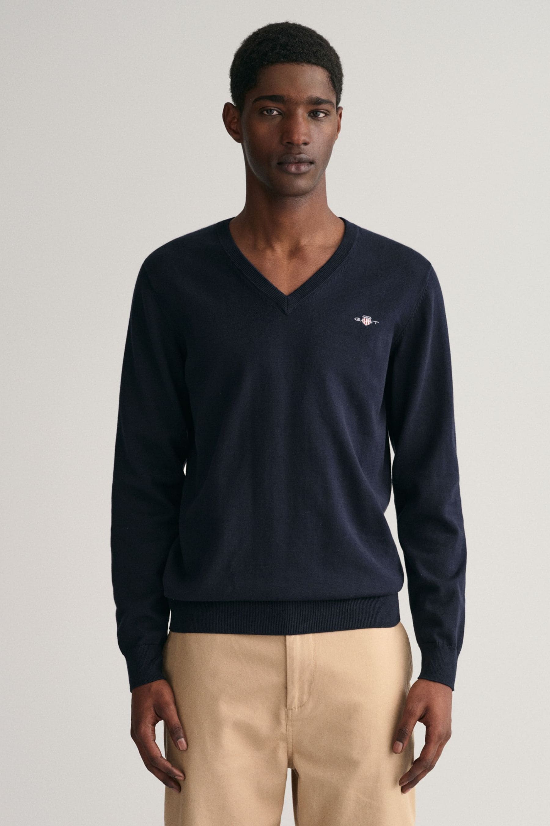 Gant Classic Sweater Blue 2XL Man 8030562 433 XXL