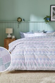 2 Pack Multi Pastel Reversible Duvet Cover and Pillowcase Set - Image 1 of 7