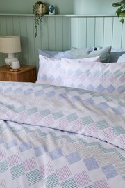 2 Pack Multi Pastel Reversible Duvet Cover and Pillowcase Set - Image 4 of 7