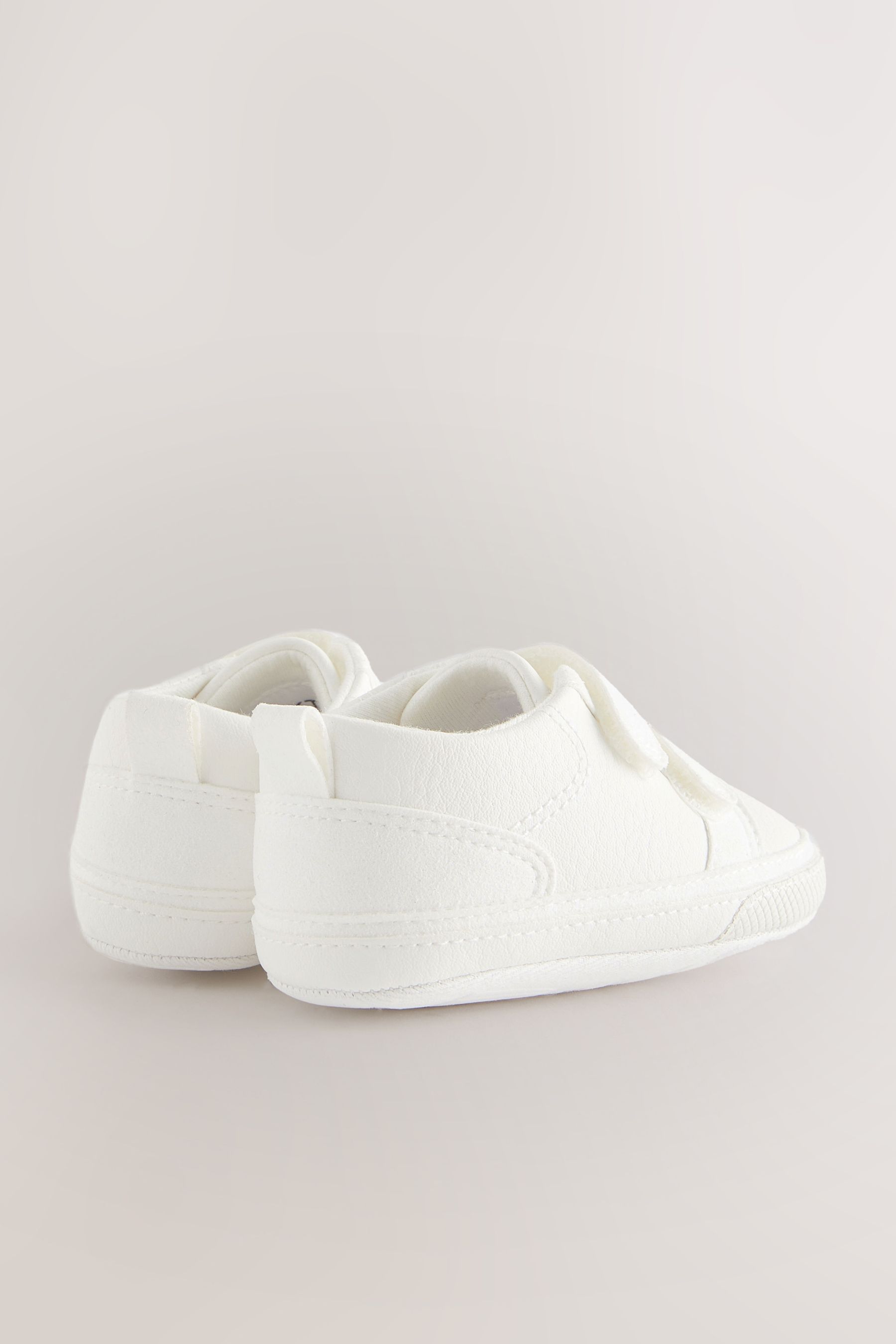 Buy White Two Strap Baby Trainers 0 24mths from Next Australia