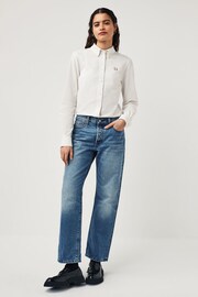 Fred Perry Button Down White Shirt - Image 2 of 4