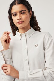 Fred Perry Button Down White Shirt - Image 4 of 4