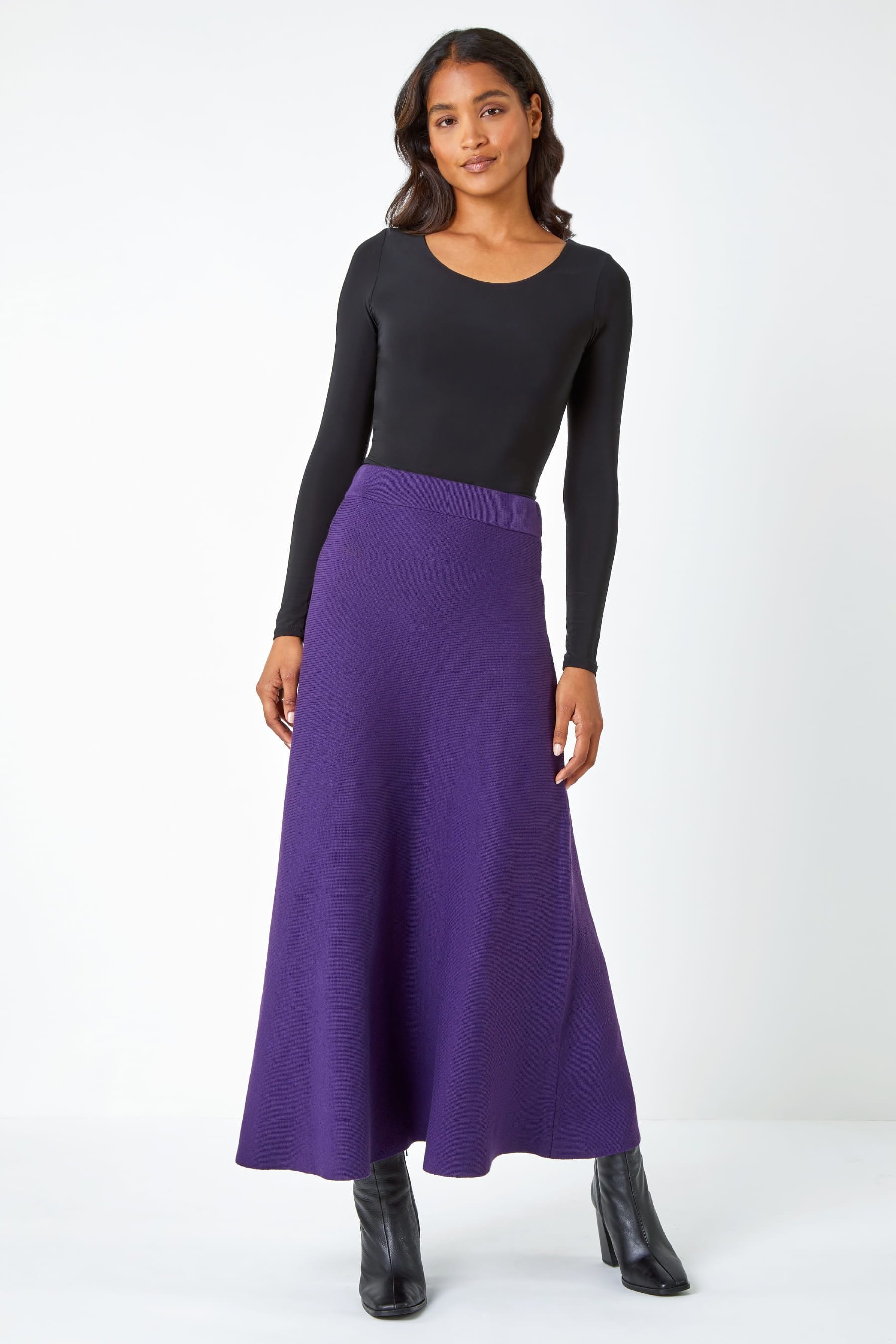 Purple maxi skirt uk outlet
