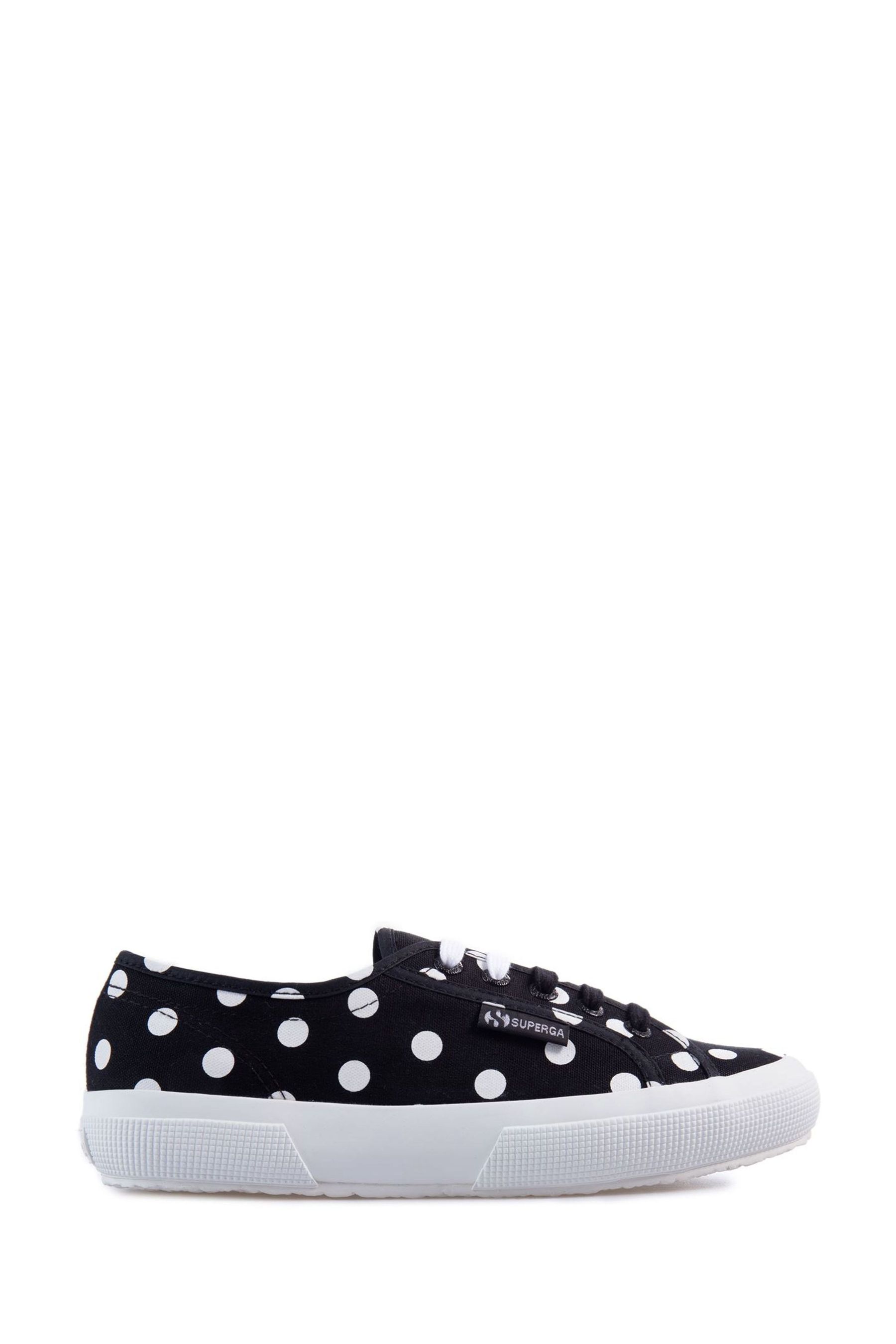 Buy Superga 2750 Polka Dots Black Trainers from the Next UK online shop