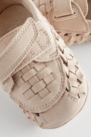 Stone Neutral Woven Baby Loafers (0-24mths) - Image 7 of 7