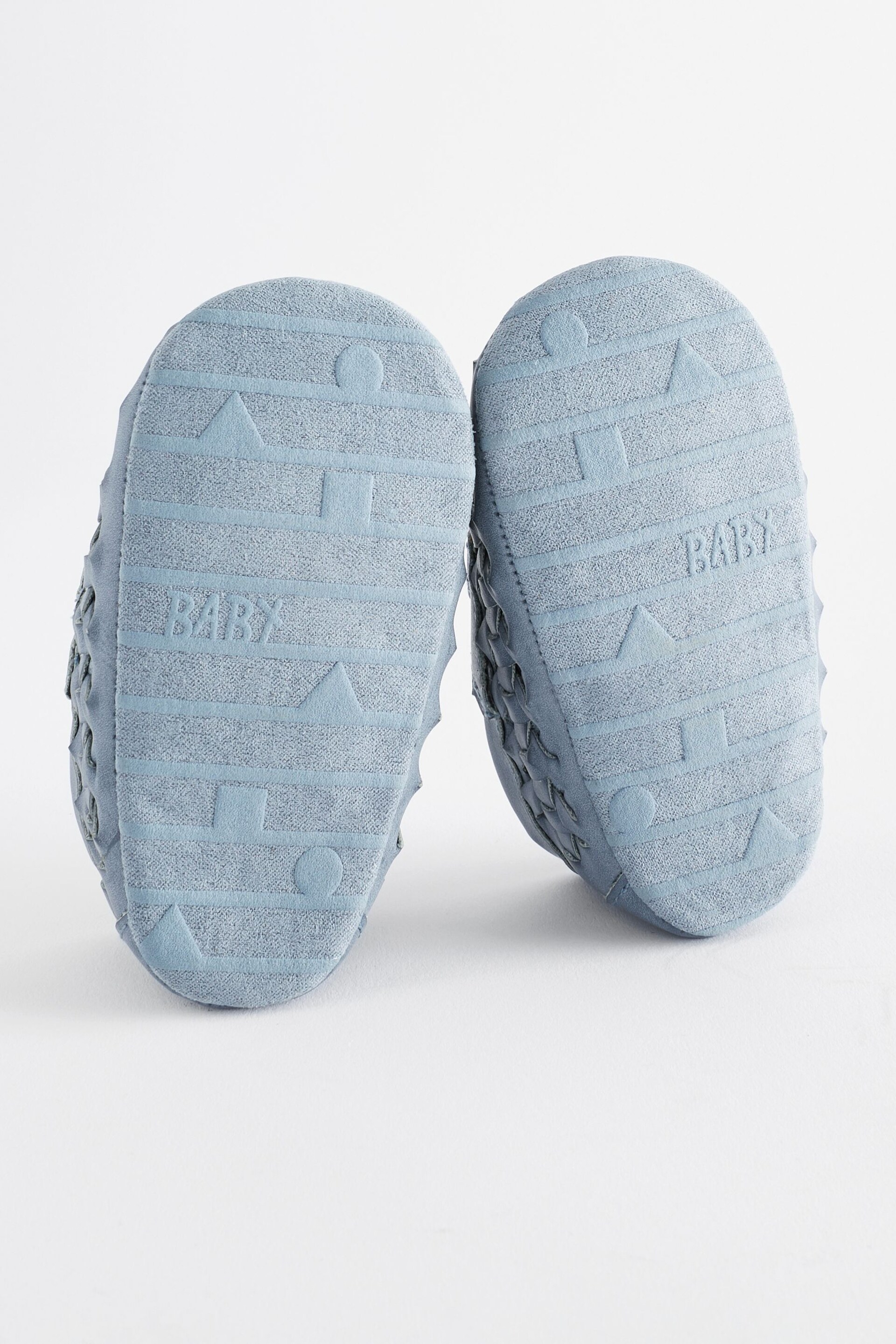 Blue Woven Baby Loafers (0-24mths) - Image 4 of 7