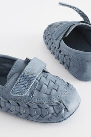 Blue Woven Baby Loafers (0-24mths) - Image 7 of 7