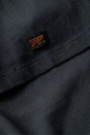 Superdry Blue Embossed Workwear Graphic T-Shirt - Image 4 of 5