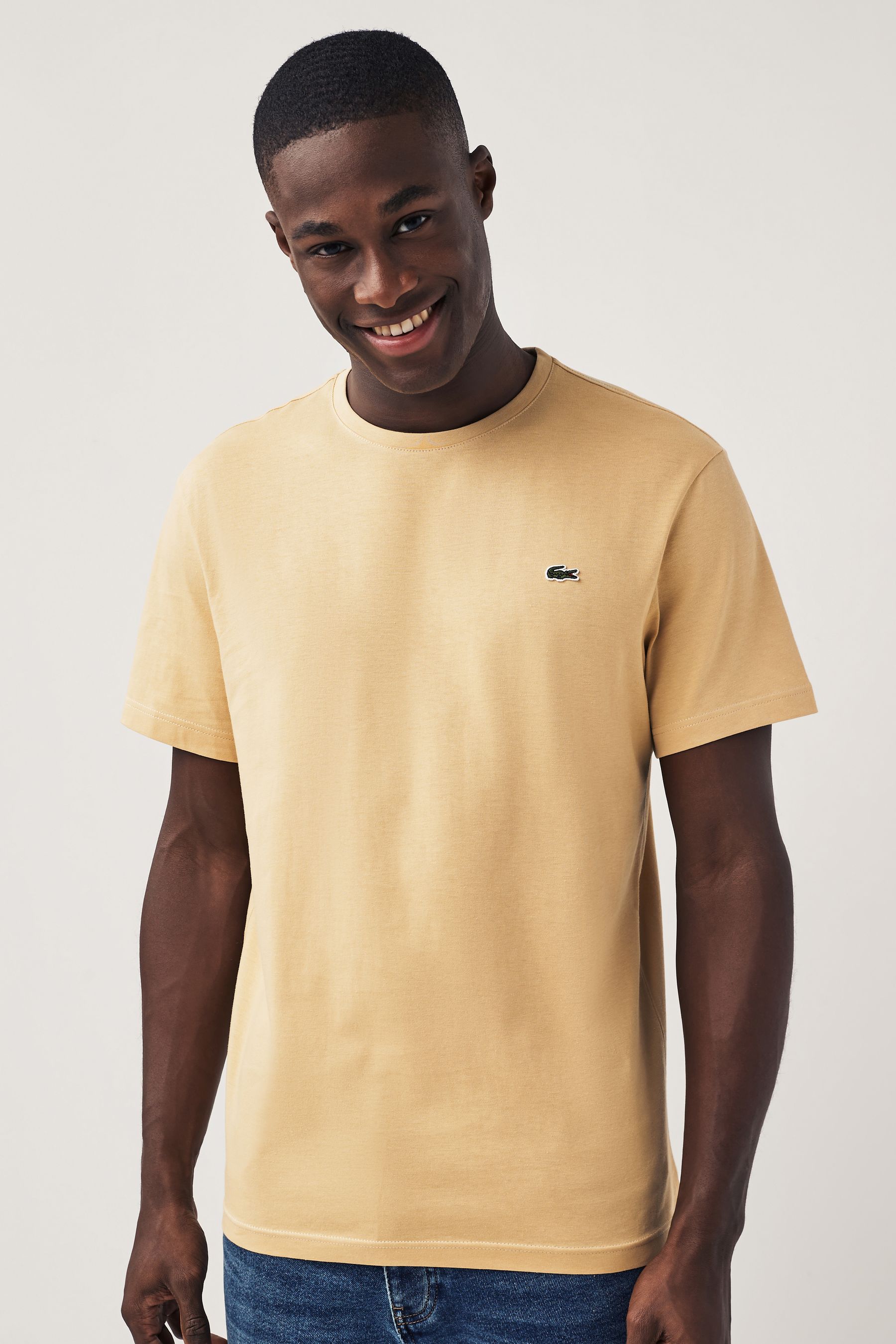 Buy Lacoste Regular Fit Sports 100 Cotton T Shirt from Next Luxembourg