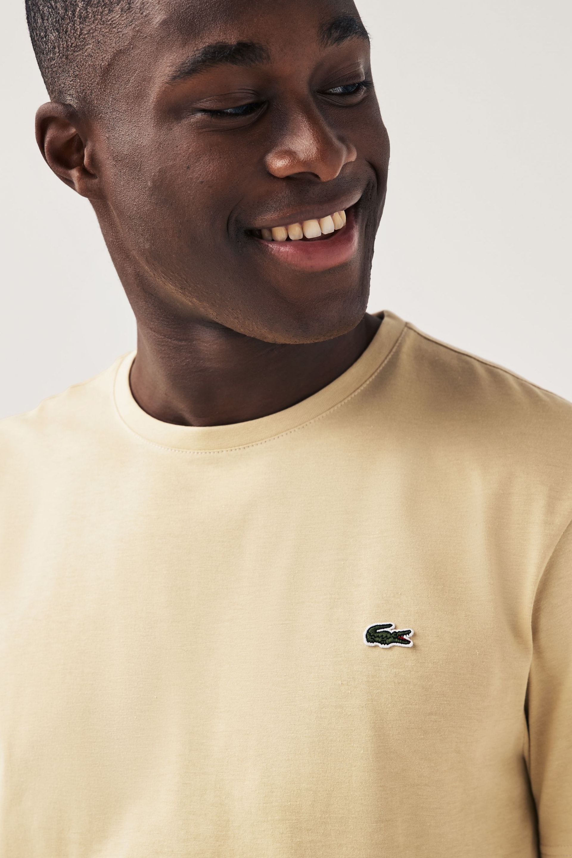 Lacoste Sports Regular Fit Cotton T-Shirt - Image 3 of 4
