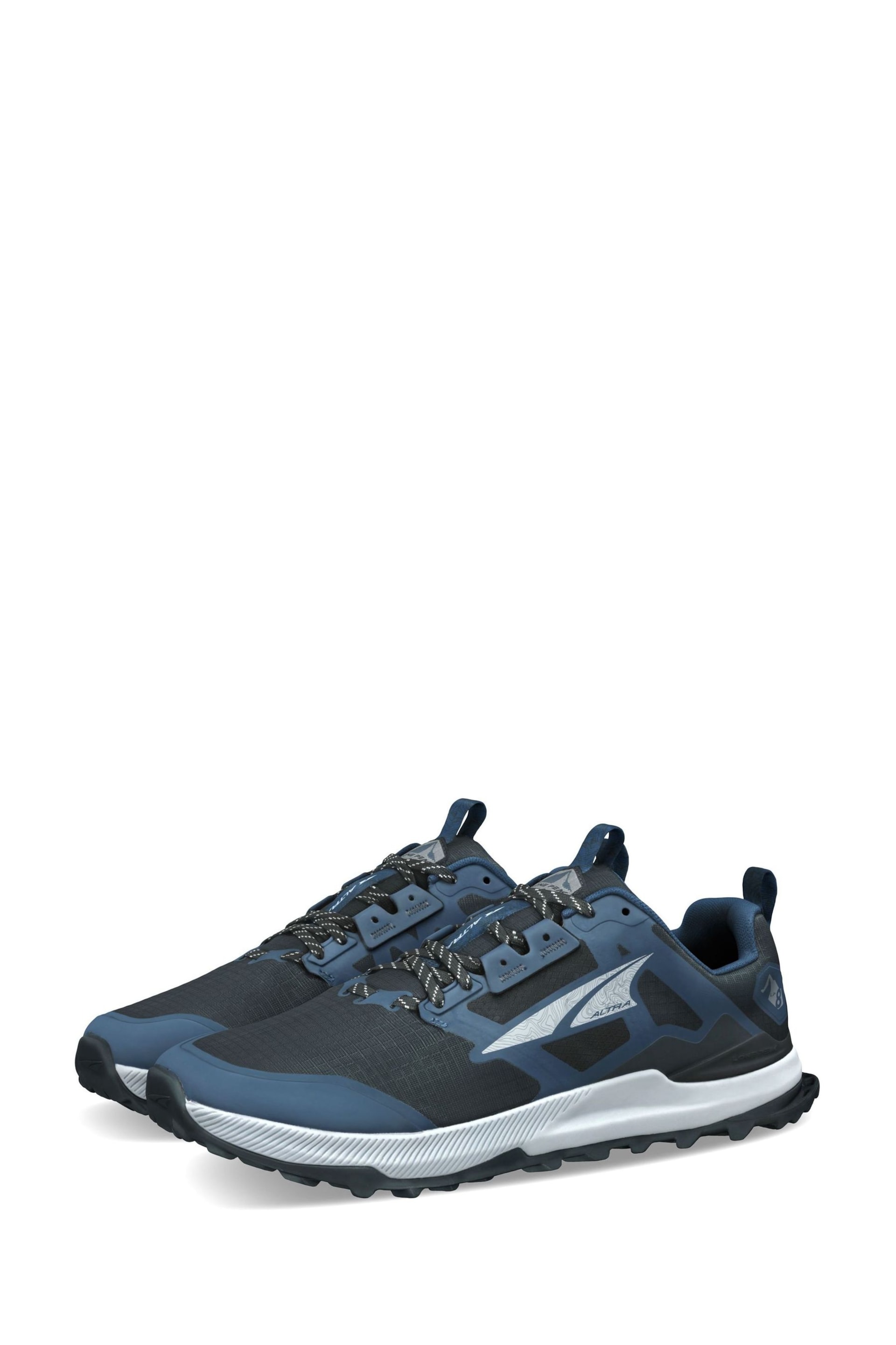 Altra Men's Blue Lone Peak 8 Trainers - Image 4 of 6