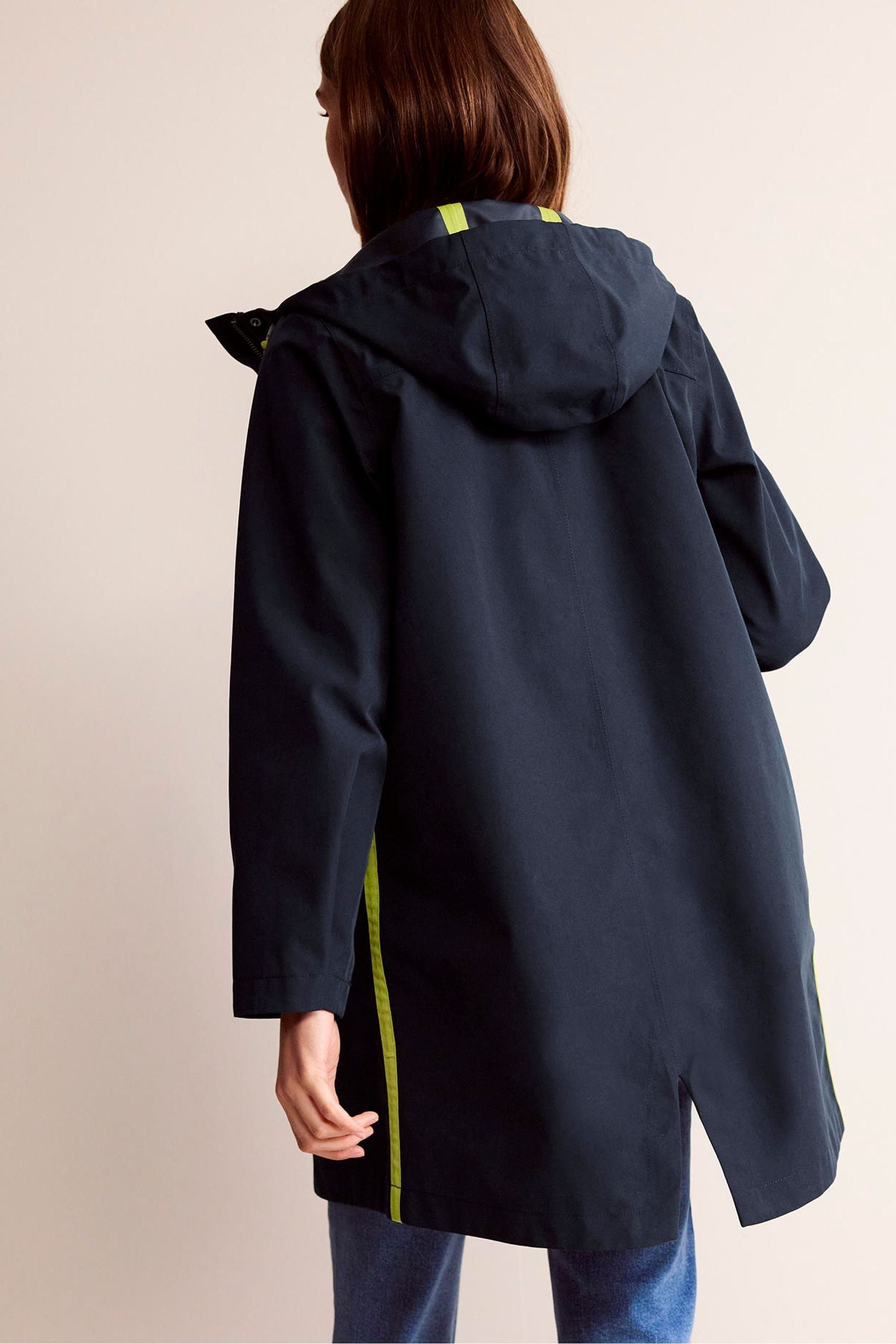 Buy Boden Blue Wells Waterproof Coat from Next Luxembourg