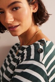 Boden Green Sophie Heavyweight Breton Top - Image 4 of 5
