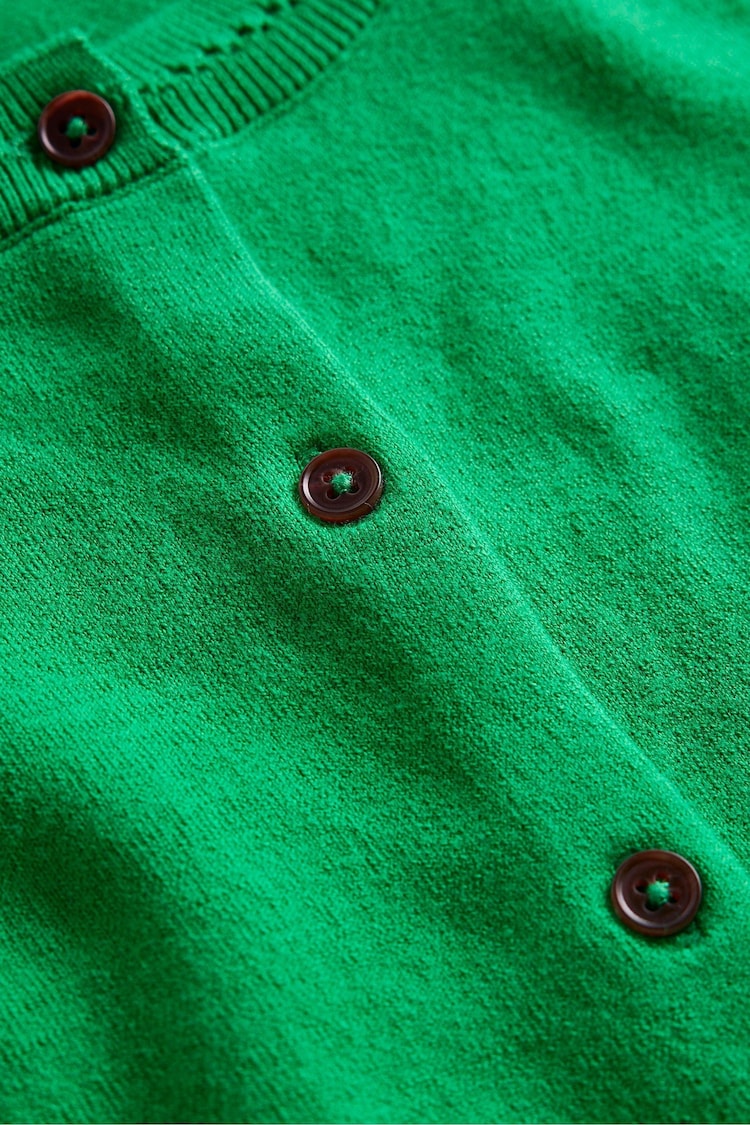 Boden Green Catriona Cotton Cardigan - Image 6 of 6