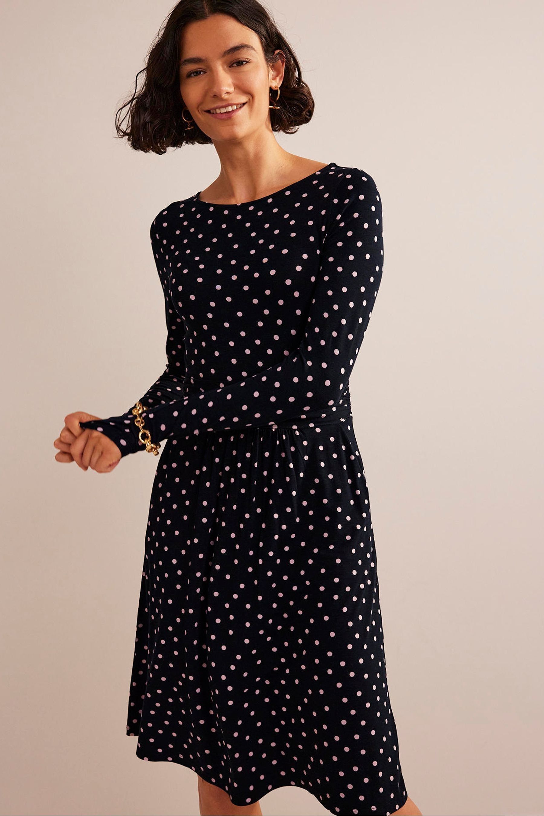 Buy Boden Black Abigail Jersey Dress from Next Luxembourg